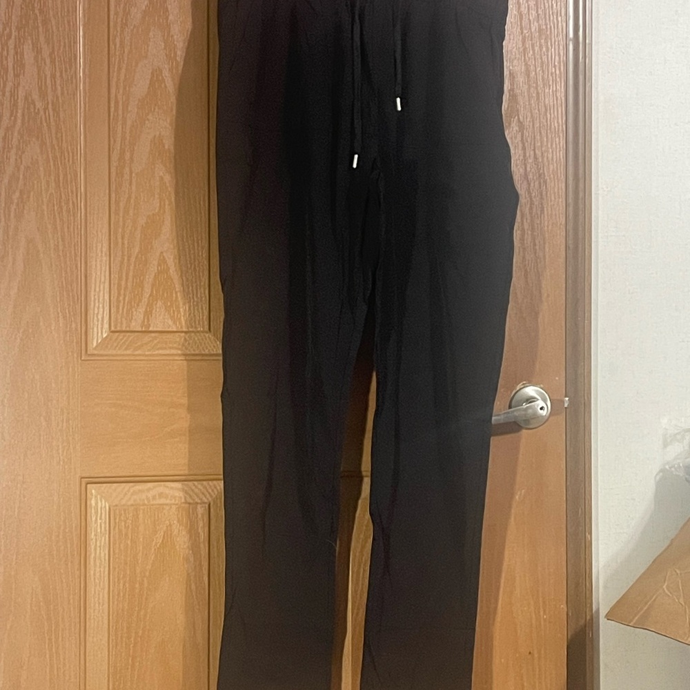 Men's Classic Black Joggers with Drawstring